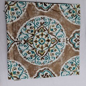 Pillow Cover Tile Design Colorful Earth tones Pattern Geometric Shape Square